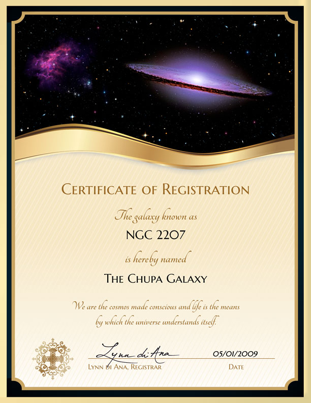 name a galaxy certificate